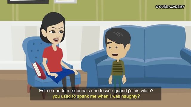 IMPARFAIT French Dialogue Conversation Practice Cartoon Short Film смотреть онлайн