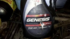 Замена масла в двигателе ваз 2107.  Пробег 24907.