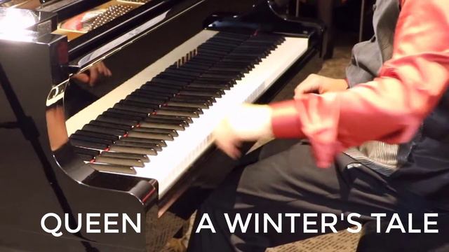 QUEEN A WINTER'S TALE Piano #queen #rockpiano #rock  #winter #pianosolo #liveconcert