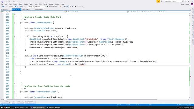 Making Snake in Unity: Snake Body Corners (Unity Tutorial for Beginners) смотреть онлайн