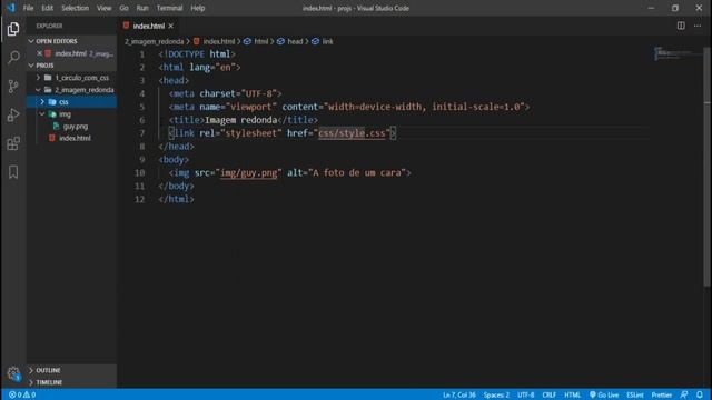 Imagem redonda com CSS смотреть онлайн
