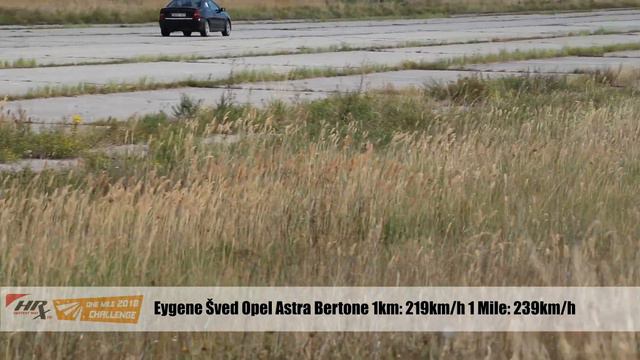 Eygene Šved Opel Astra Bertone 1km: 219km/h 1 Mile: 239km/h смотреть онлайн