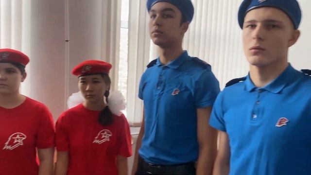 Торжественное посвящение в ряды юнармейцев Омской области. смотреть онлайн