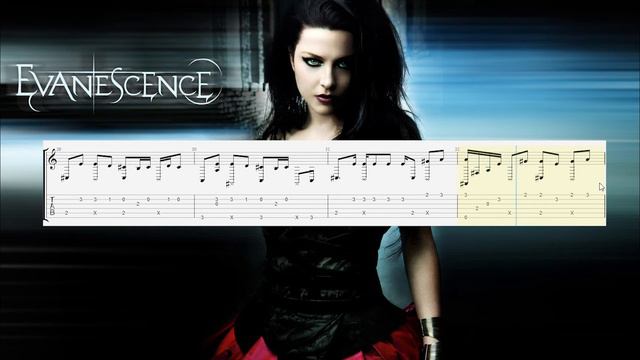How to play "Evanescence - My Immortal" on guitar (Tabs) Fingerstyle смотреть онлайн