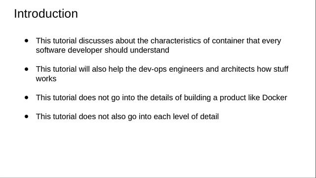 Introduction - Understanding Containers with Docker - Docker Internals - 1/19 смотреть онлайн