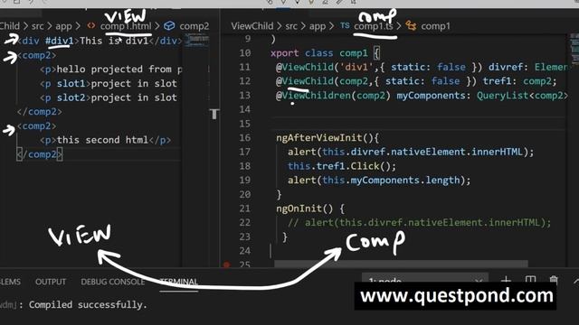 ViewChild & ViewChildren in Angular | Angular Interview Question & Answers | Learn Angular Concepts смотреть онлайн
