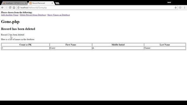 Jared Turner Hello World PHP/HTML Project COSC 380 смотреть онлайн