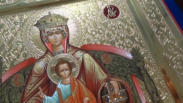 Икона, Державная Божья Матерь.Иконописная мастерская СПАС. смотреть онлайн