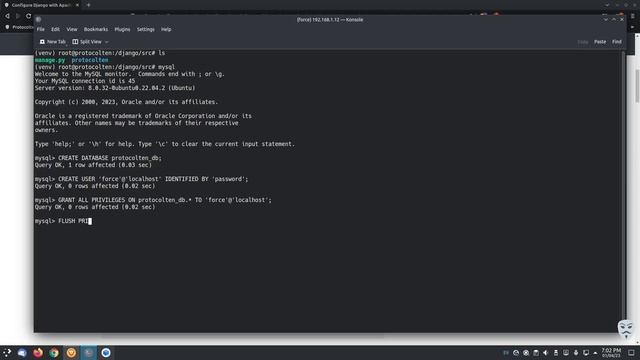 Configure Django with Apache, MySQL and WSGi on Ubuntu смотреть онлайн