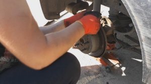 #НаШгараШ -Замена Задних тормозных дисков kyron