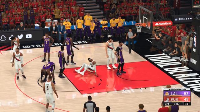 NBA 2K21 Playoff mode: Los Angeles Lakers vs Portland Trail Blazers - (Xbox One HD) [1080p60FPS] смотреть онлайн