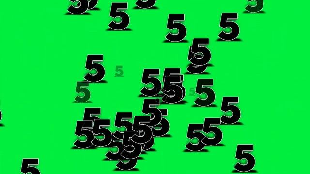 Number Rain Effect in Green | Green Screen Numbers Rain Falling | New Numbers Effects смотреть онлайн