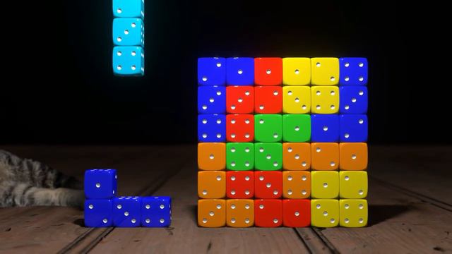 TETRIS Dices with Sleeping Cat смотреть онлайн
