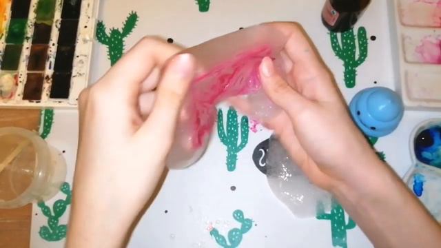 Как сделать слайм с градиентом. DIY slime смотреть онлайн