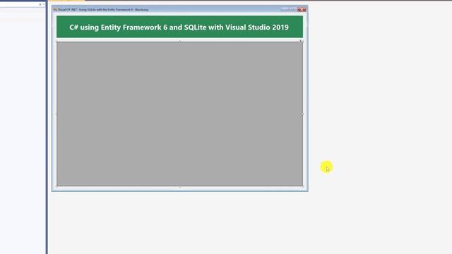Visual Studio 2019 C# and SQLite Database using Entity Framework 6 смотреть онлайн