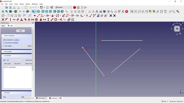 FreeCAD How To Join Two Points смотреть онлайн