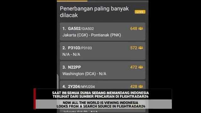 Mengikuti Helikopter Tim Pencarian Sriwijaya Air SJ 182 PK-CLC Saat Bertugas Melalui Flightradar24 смотреть онлайн