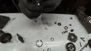 Болгарка Sparky M850E замена подшипников и как снять ведомую шестерню