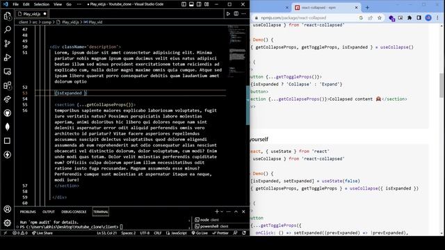 How to make Read More / Read Less button in React JS | React Collapsed | useCollapse смотреть онлайн