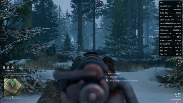 ENLISTED RYZEN 5 2600X RX 6600XT 16GB RAM ULTRA