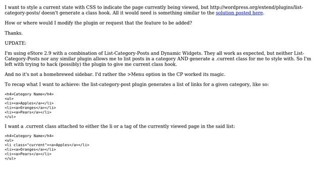 Wordpress: Current class hook on generated list (2 Solutions!!) смотреть онлайн