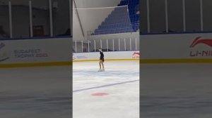 Майя Хромых / Maiia Khromykh - Budapest Trophy 2021, Тренировка ПП