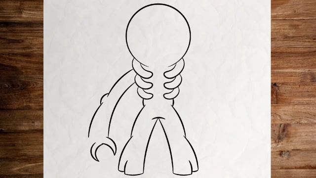 How to draw Figure from Doors | How to draw Monster from Doors смотреть онлайн