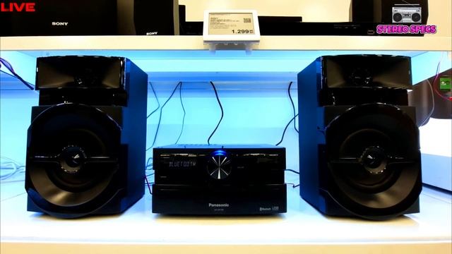 Panasonic SC UX100EK | High power Micro Sistem 300W | Sound & Bass Test смотреть онлайн
