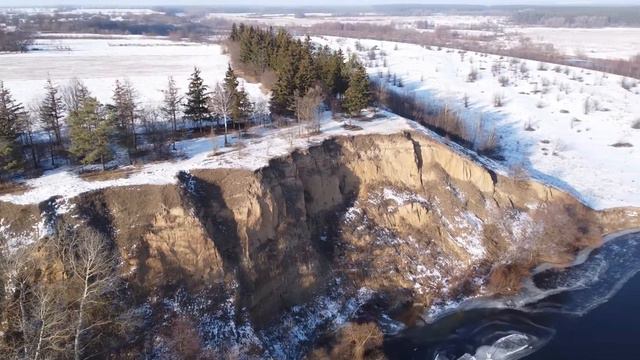 Сейм возле с. Игоревка Сумской области (декабрь 2020) смотреть онлайн