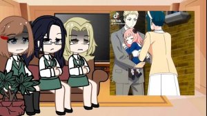 yor coworkers react to../коллеги йор реагируют на.. spy x family