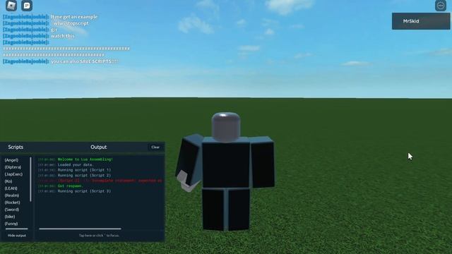 Roblox Script Builder: LUA ASSEMBLING made by MAU смотреть онлайн