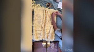 Вяжем кардиган из Alize Puffy