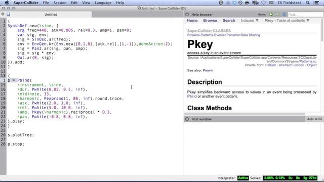 SuperCollider Tutorial: 10. Patterns, Part I смотреть онлайн