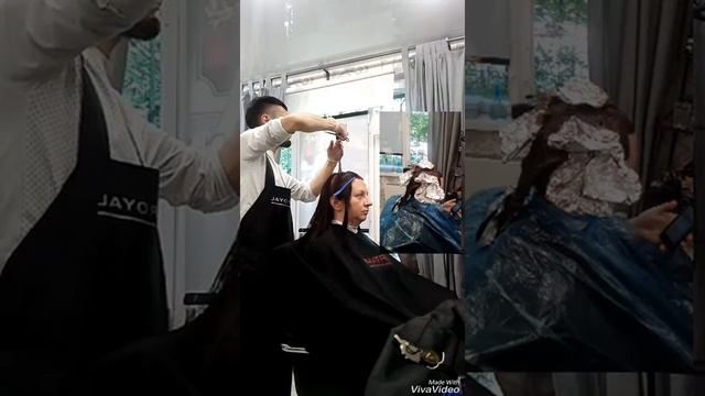 Стрижка и окрашивание смотреть онлайн