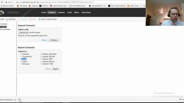 Exporting your C21 OnlineOffice EMail Contacts смотреть онлайн