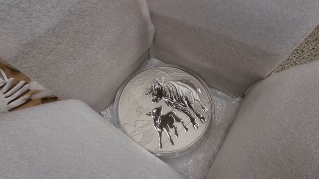 Epic UNBOXING of the MASSIVE 10 KILOGRAM Perth Mint Silver Year of the Ox Coin смотреть онлайн