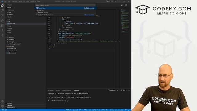First Flutter App On Android - Build Flutter Apps 2 смотреть онлайн