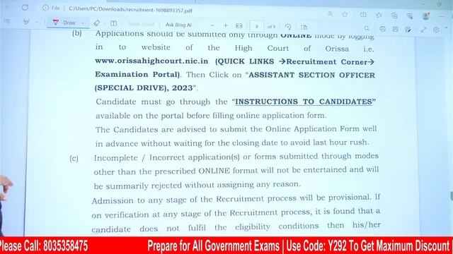 Odisha High Court Stenographer Recruitment 2023 | Junior Stenographer/ASO Vacancy Out смотреть онлайн