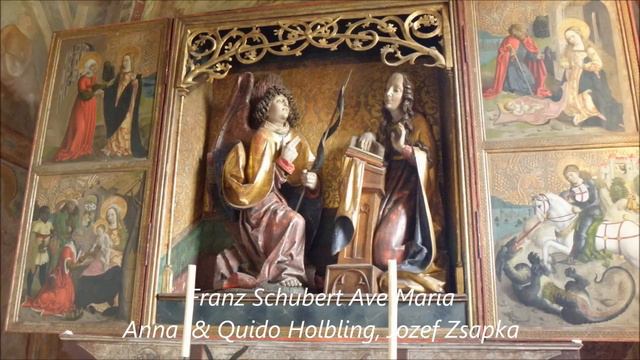Schubert Ave Maria violin/guitar Anna/Quido Holbling, Jozef Zsapka смотреть онлайн