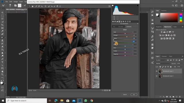 Outdoor colour grading || in Photoshop CC смотреть онлайн