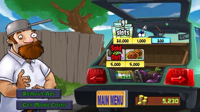 Plants vs zombies getting the Gatling pea and twin sunflower смотреть онлайн