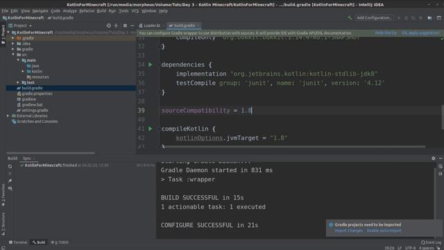Minecraft Plugins mit Kotlin programmieren Tutorial #1 - Das erste Plugin [1.15][Bukkit] смотреть онлайн