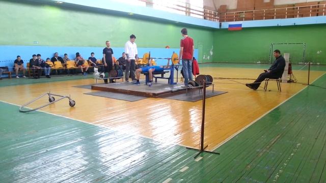 Миронов Юрий.Жим лежа 55кг смотреть онлайн