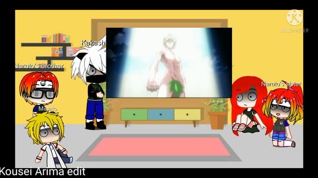 naruto characters/family react to naruto as Adam gacha life/club english (record of ragnarokxnaruto смотреть онлайн