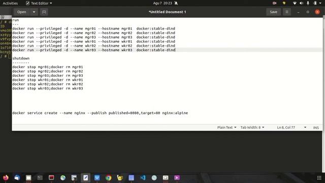 Membuat Docker Swarm Multi node dalam 1 komputer atau laptop смотреть онлайн