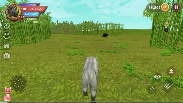 НОСОРОГ победил четыре БОССА гималайских медведей в WildCraft смотреть онлайн