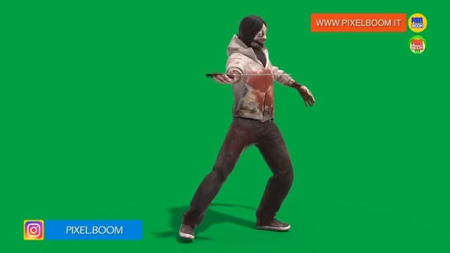 Green Screen Jeff the Killer 3D Animation PixelBoom смотреть онлайн