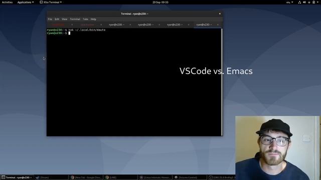 Watkinsr Tech Show #001 - Text Editors (Emacs vs VSCode), Why GNOME and painting algorithms смотреть онлайн