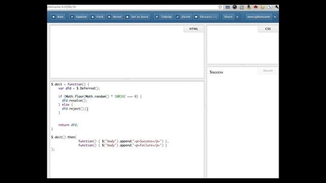 jQuery Deferred смотреть онлайн
