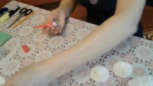 #Мастер класс Ромашка из ватных дисков